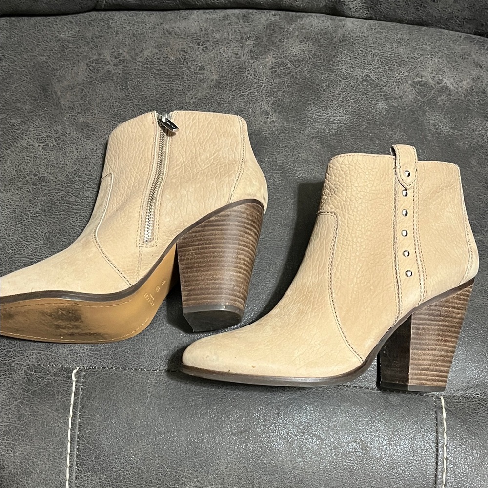 Coach Tan Ankle Booties - Picture 4 of 14